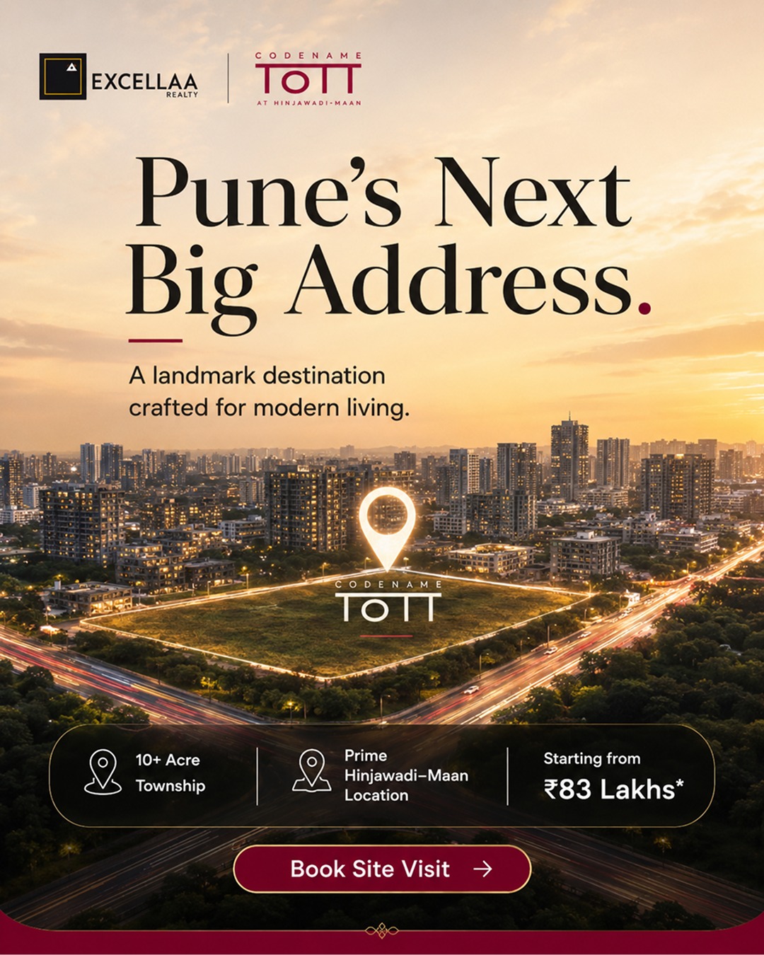 Codename ToTT Hinjawadi-Maan Pune aerial location map view